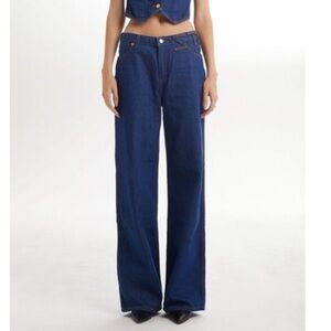 STAUD x WRANGLER THE LOOSE JEAN | DARK RINSE